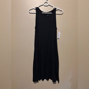 Time and Tru Black Midi Dress